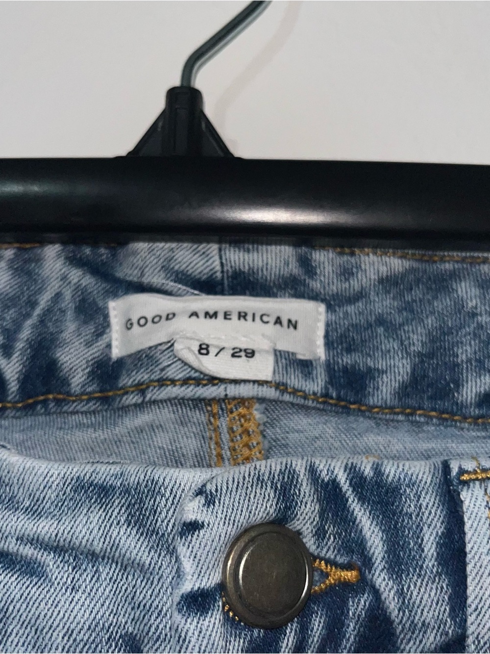 Good American Women's Light Blue Flared Jeans - Picture 4 of 8